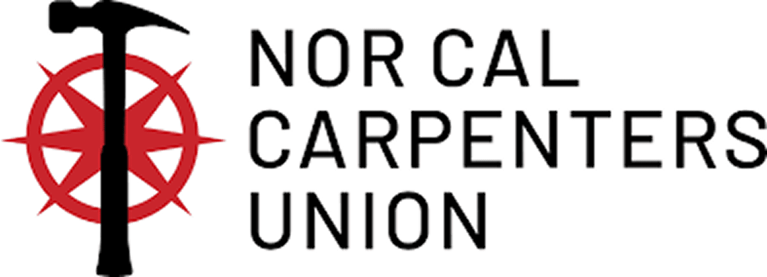 Nor Cal Carpenters Union logo with hammer.