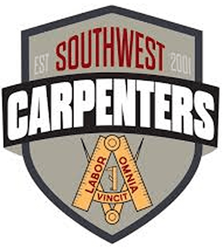 Southwest Carpenters logo with emblem and text.