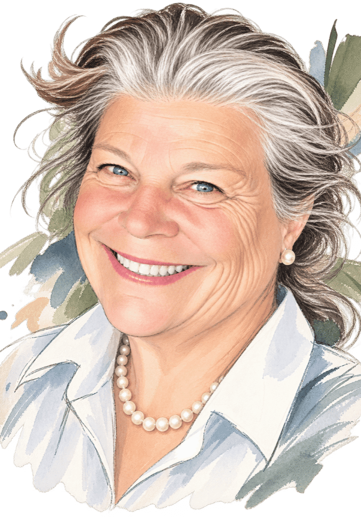Robin Talmadge illustrated portrait.